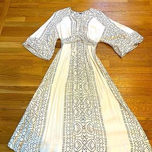 MIDI Dress with kimono/ water sleeves